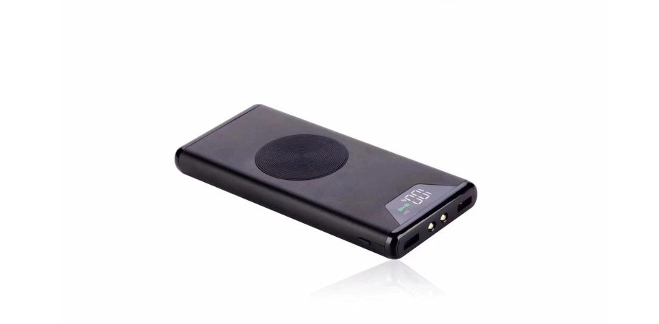 JMT-406986 20000 mAh Wireless Charging Power Bank with Metal Housing and 5W Output