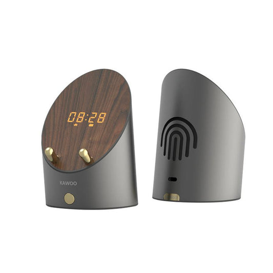 JMT-406986 Portable Bluetooth Speaker with Wireless Alarm Clock and Charging Function, 1000mAh Battery, USB Interface, Aluminum Alloy Design, 6-10 Hours Playtime