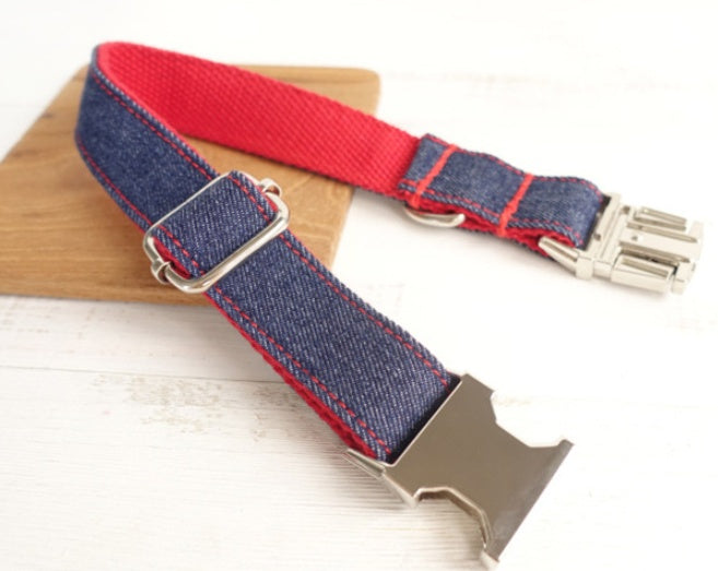 JMT-407626 Creative Polyester Dog Collar with Adjustable Sizing