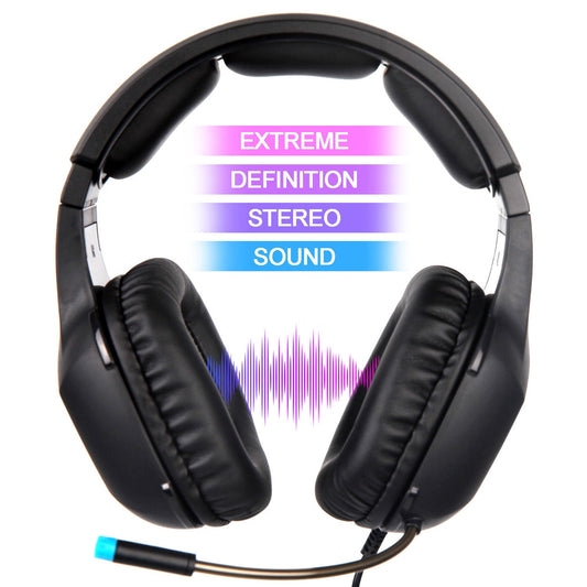 JMT-407626 Wired Gaming Headphones with Microphone - Versatile Audio for Gaming, Music, and Communication
