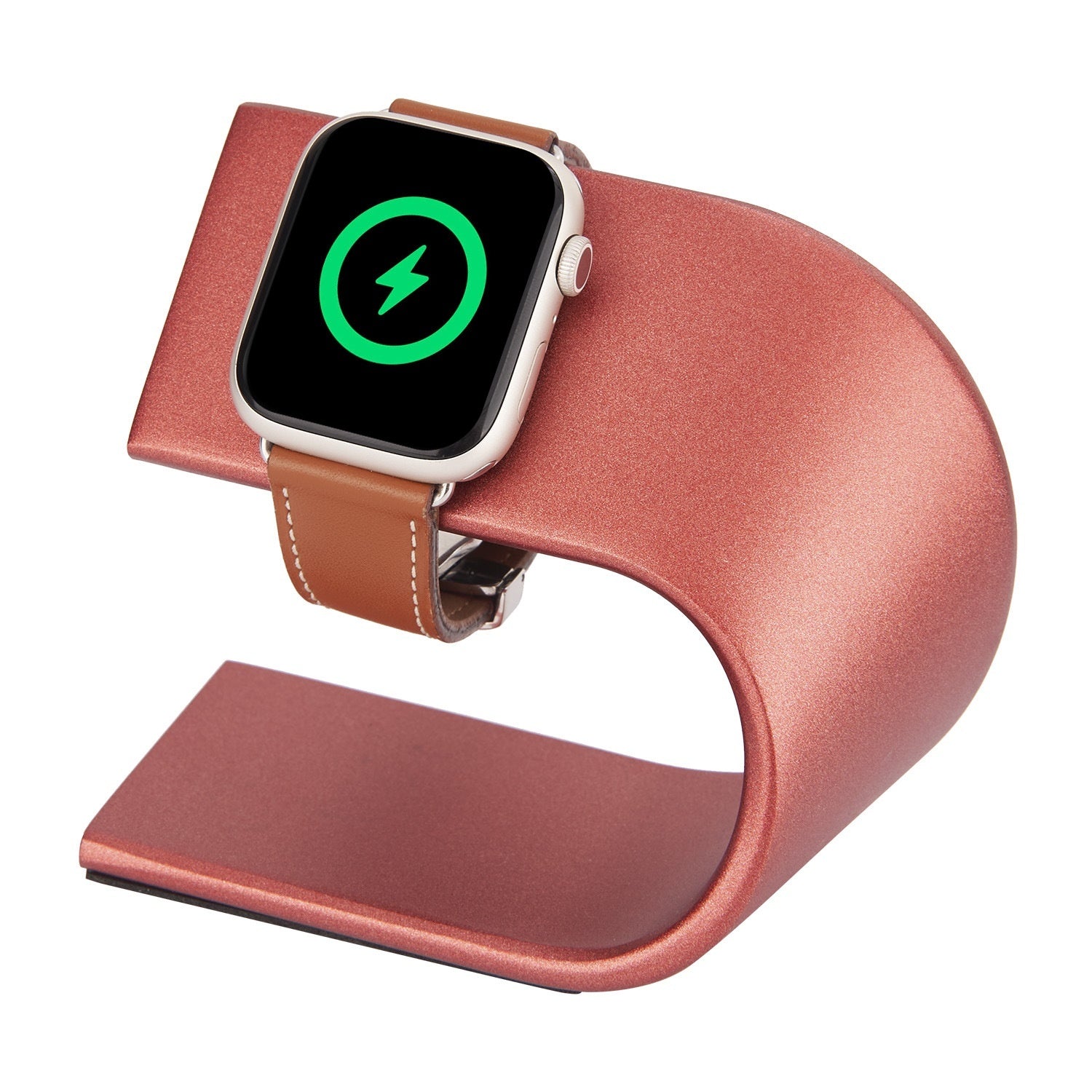 JMT-407818 Aluminum Charging Stand for Apple Watch Series 1-4 in Dark Gray and Silver