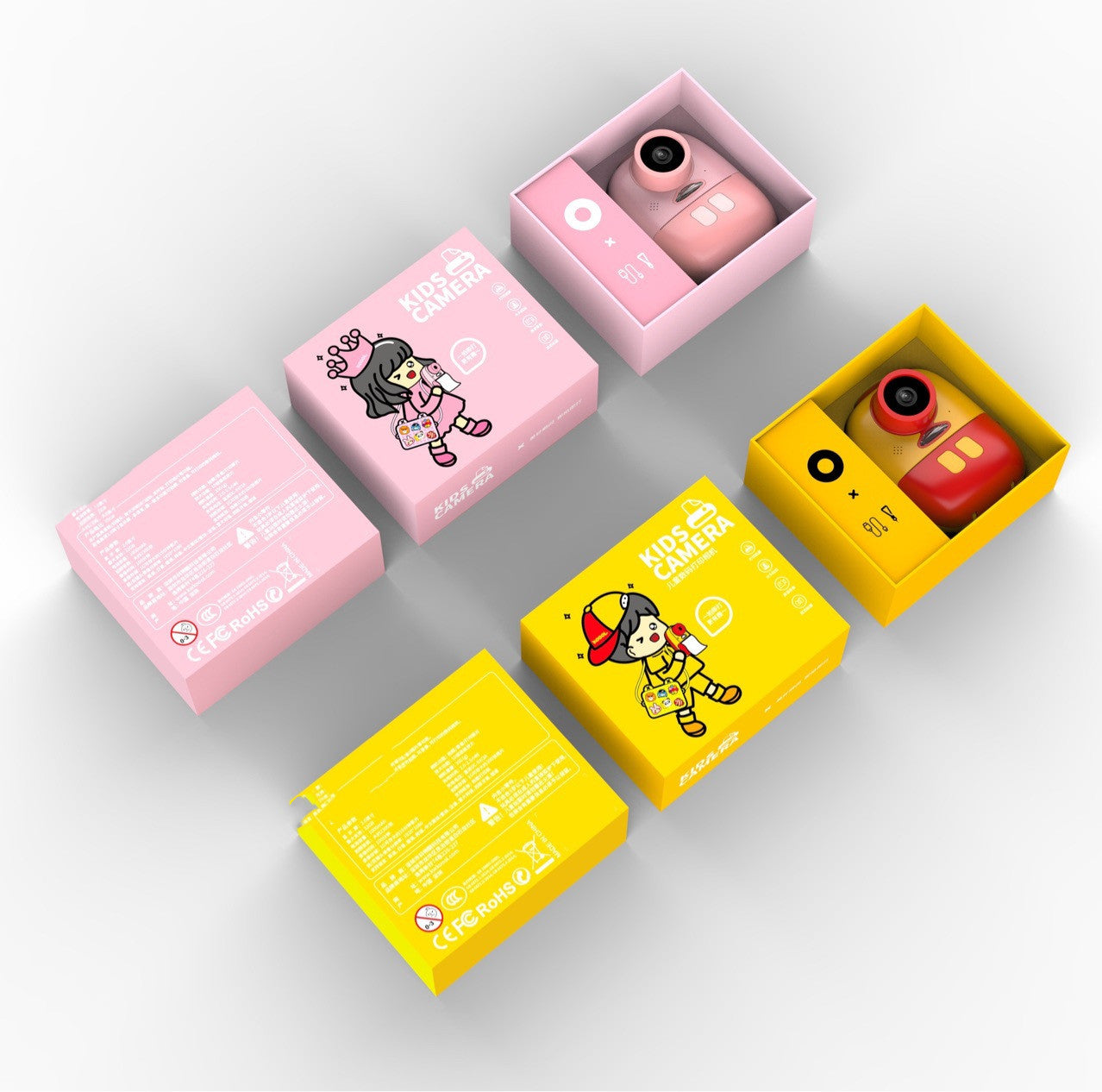 JMT-407882 Kids' Mini SLR Digital Camera with Dual Lens for Sports Photography