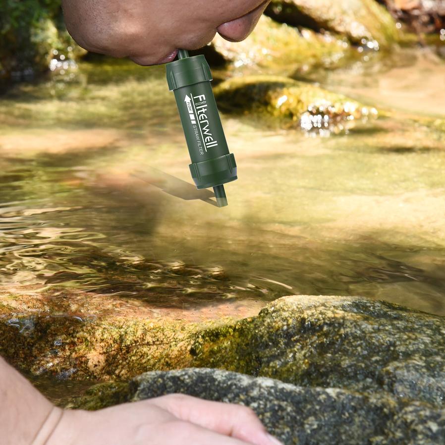 JMT-408010 Portable Water Purification Straw for Camping and Outdoor Activities