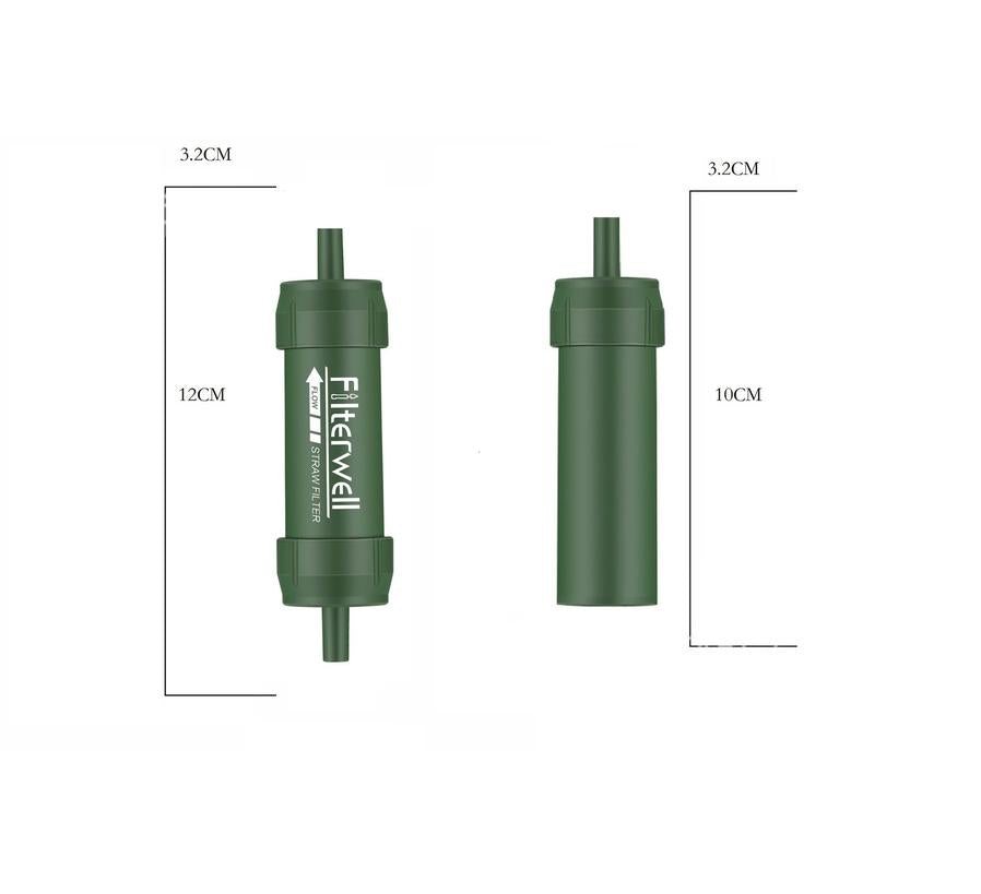 JMT-408010 Portable Water Purification Straw for Camping and Outdoor Activities