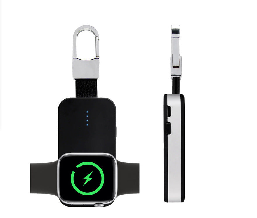 JMT-408138 Compact Wireless Charger for Apple Watch with Built-in Battery, 1000mAh Capacity