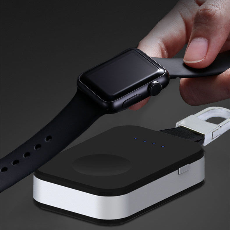 JMT-408138 Compact Wireless Charger for Apple Watch with Built-in Battery, 1000mAh Capacity