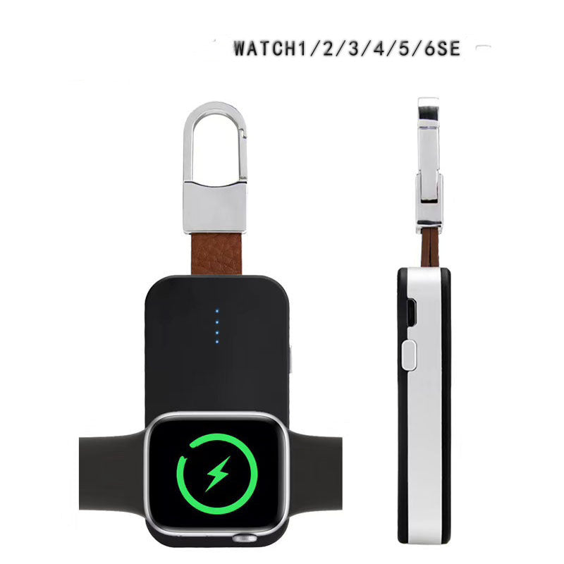 JMT-408138 Compact Wireless Charger for Apple Watch with Built-in Battery, 1000mAh Capacity