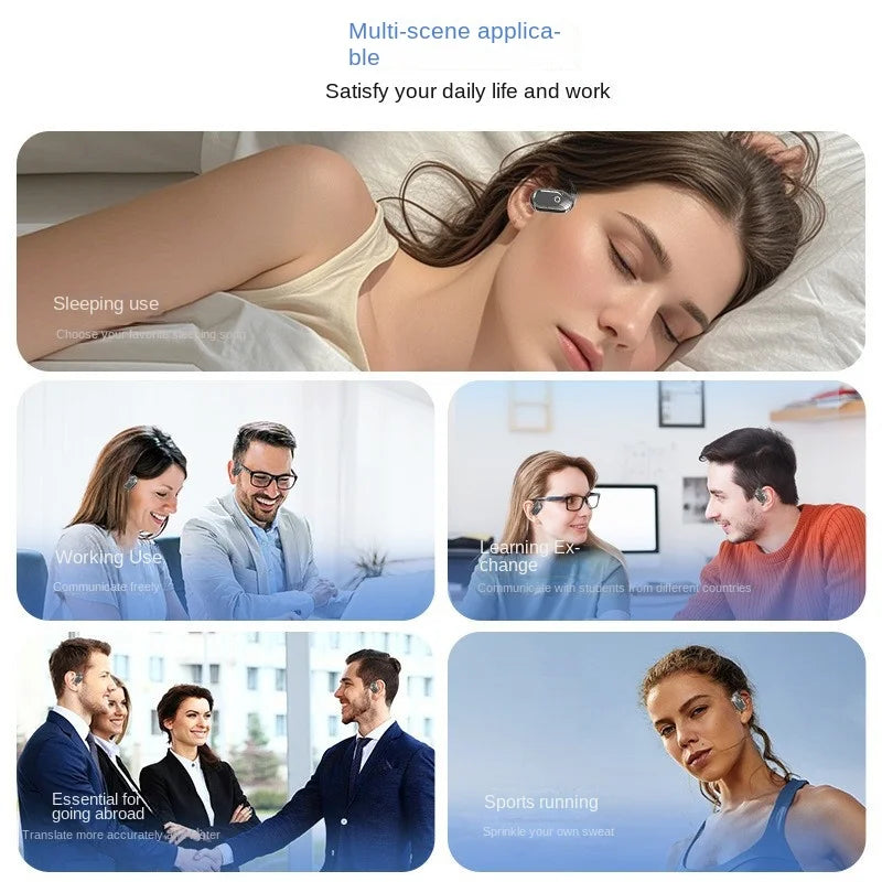 JMT-408138 Open-Ear Wireless Bluetooth Headset with ANC Noise Cancellation and Touch Control Screen