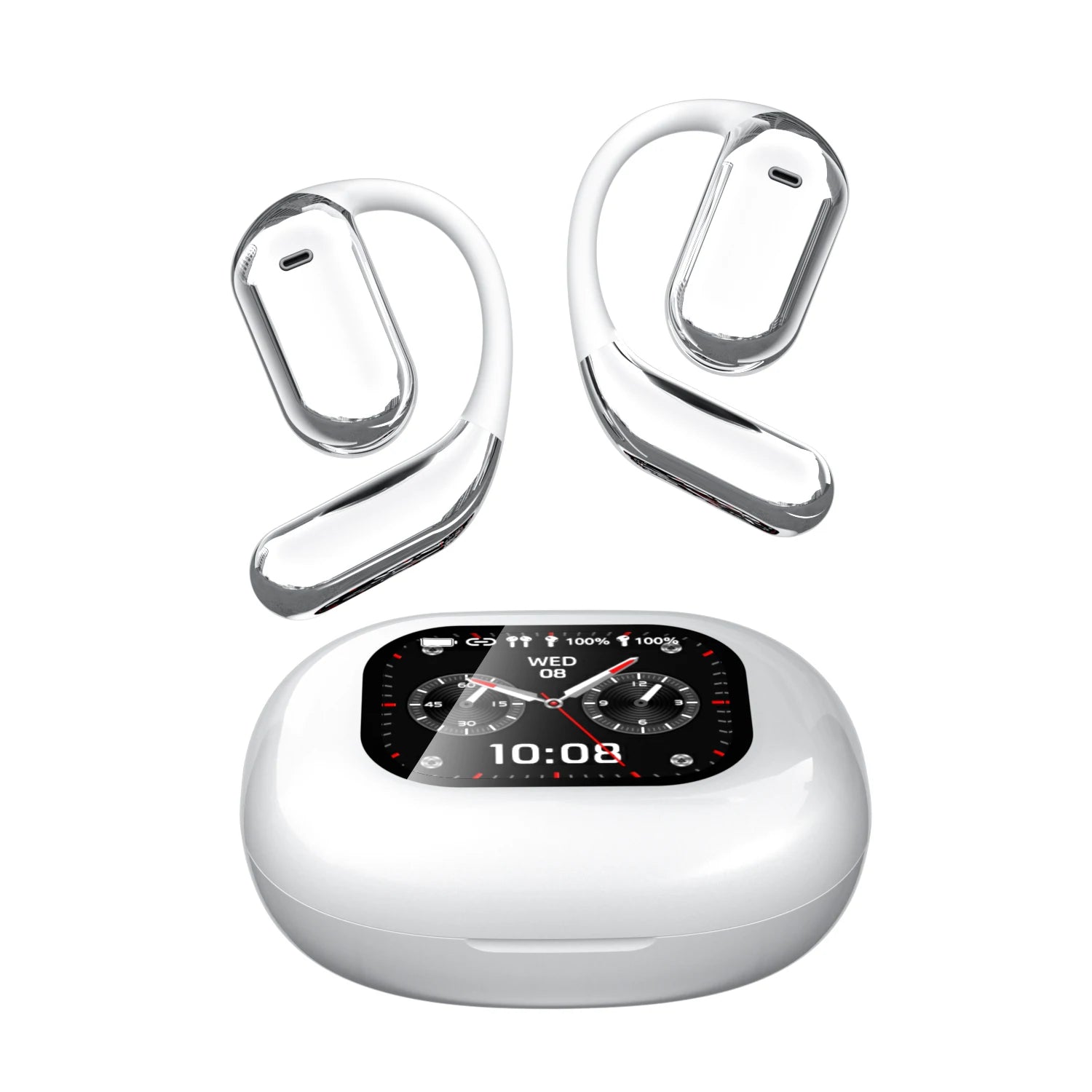 JMT-408138 Open-Ear Wireless Bluetooth Headset with ANC Noise Cancellation and Touch Control Screen