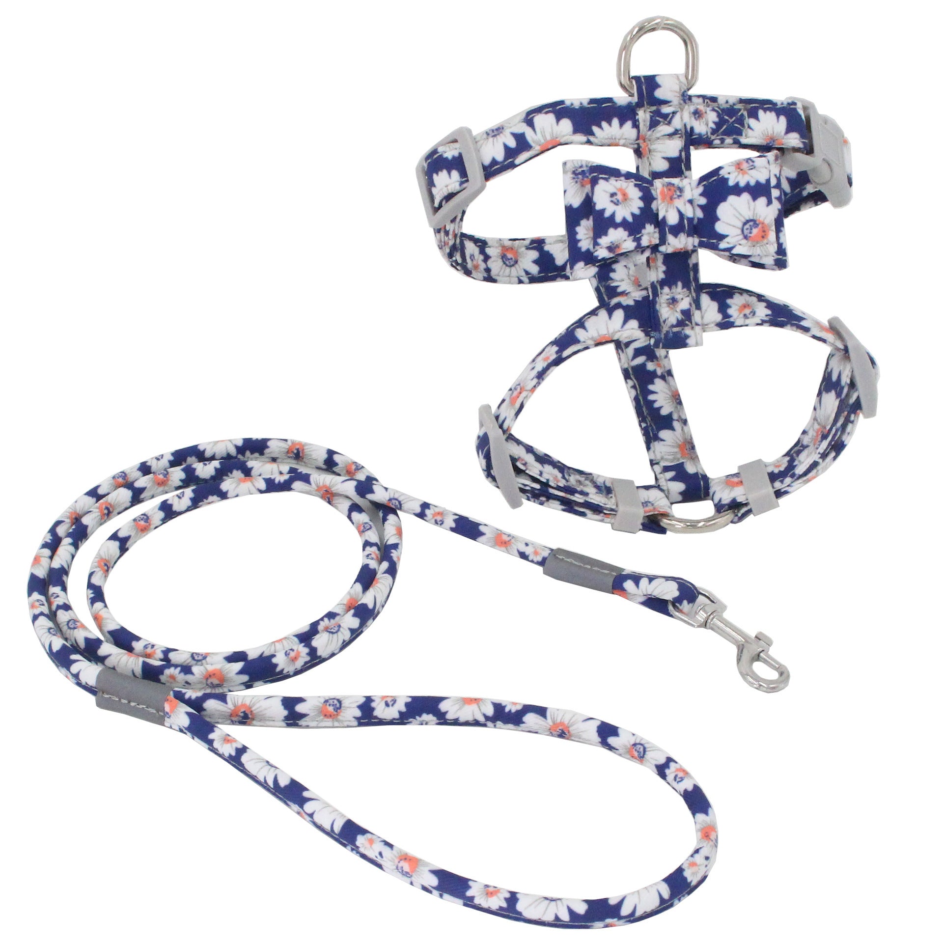 JMT-408458 Adjustable Pet Chest Strap Suit - Polyester Harness with Zinc Alloy Hardware (Sizes S & M)