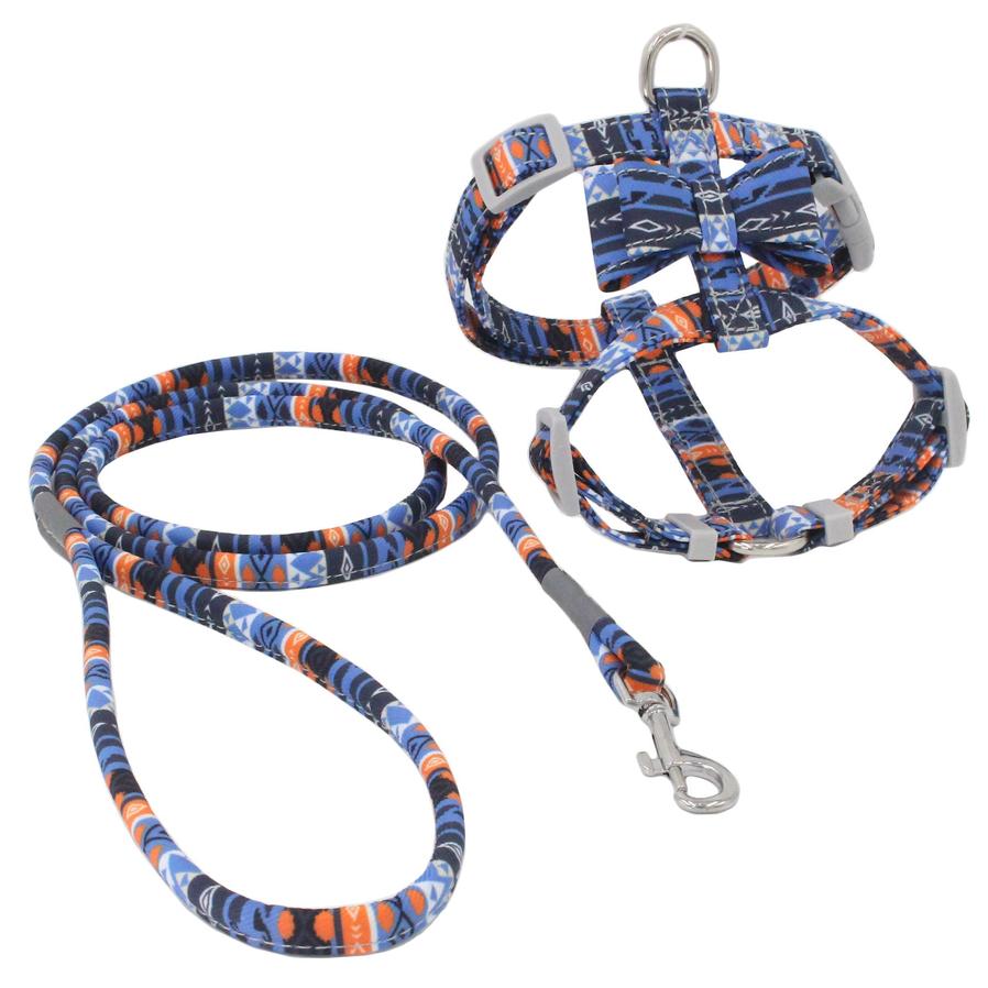 JMT-408458 Adjustable Pet Chest Strap Suit - Polyester Harness with Zinc Alloy Hardware (Sizes S & M)