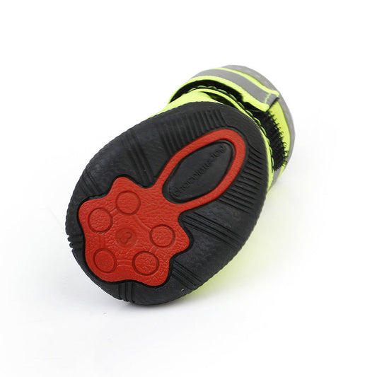 JMT-408586 Durable Waterproof Outdoor Dog Shoes with Reflective Strips – Available in Multiple Sizes and Colors