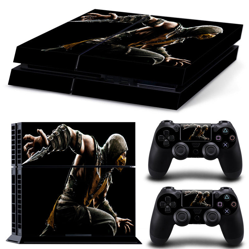 JMT-408586 PS4 Game Console Air Duct Sticker - Eco-Friendly PVC Film with High-Definition Printing