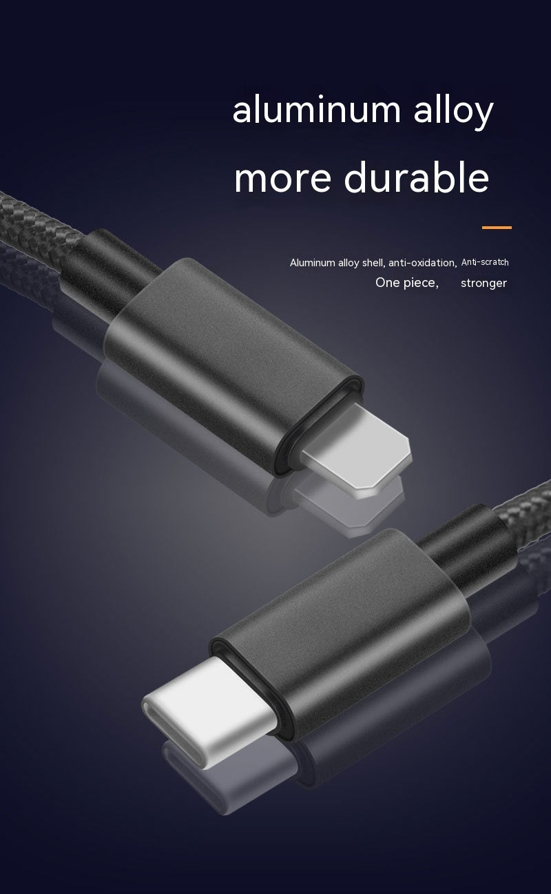 JMT-408650 Braided PD Data Cable 20W Fast Charging & Data Transmission, 1M Length, Compatible with 8PIN Devices