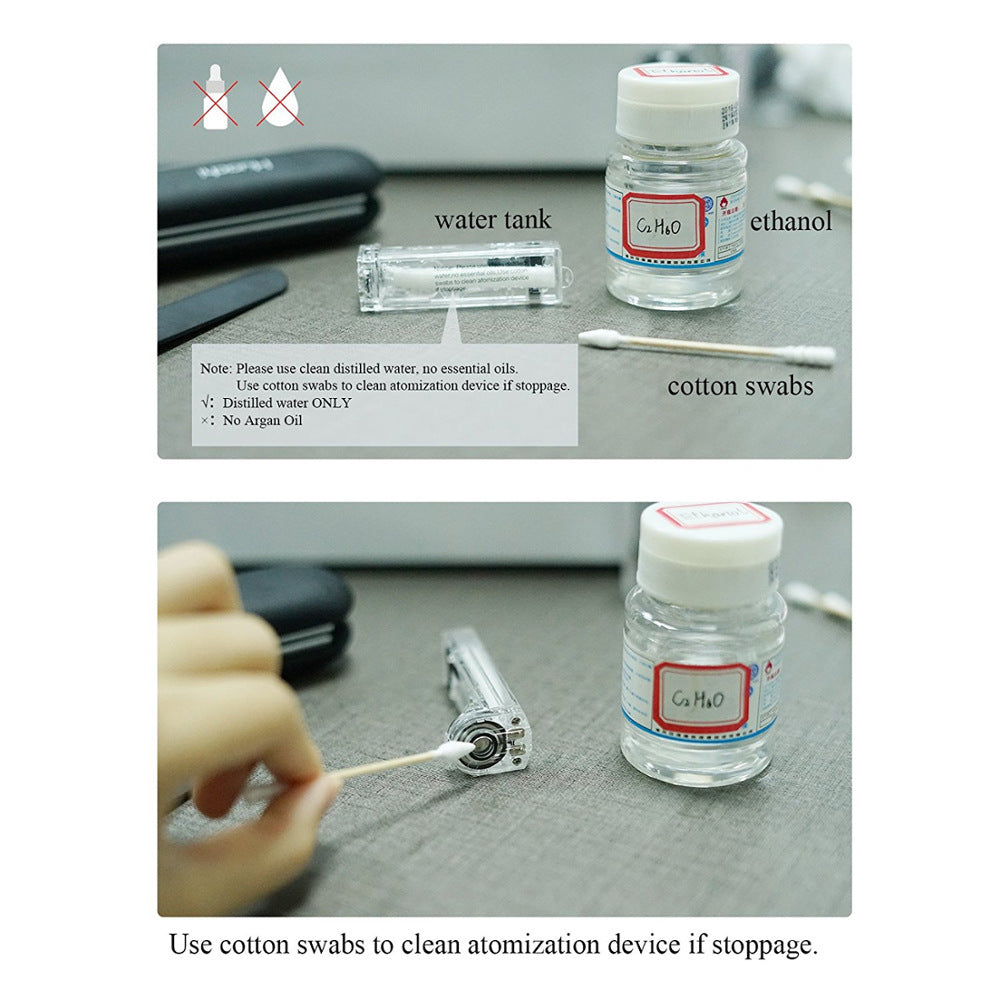 JMT-409098 Tourmaline Ceramic Steam Hair Straightener & Curling Iron, 21mm-30mm Diameter, Available in Champagne, Black, and White