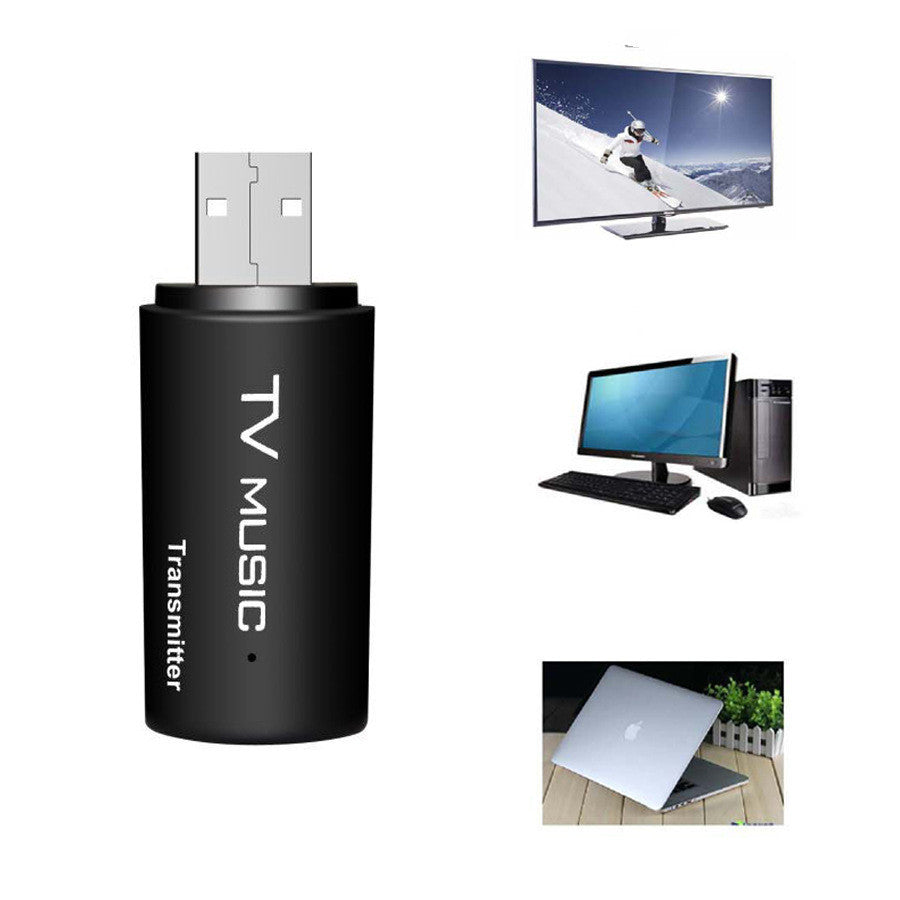 JMT-409290 Bluetooth Wireless Audio Transmitter Adapter, 3.5mm Plug & Play, 10m Range