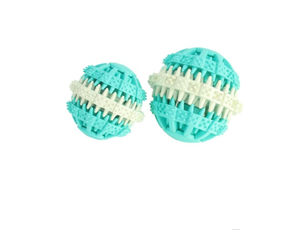 JMT-409418 Durable Dog Molar Toys - Spherical and Bone-Shaped Chew Toys for Dental Health, Various Sizes Available