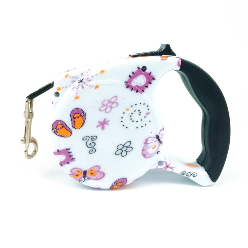 JMT-409610 Multi-Color Retractable Pet Traction Belt - 5M Long with Durable ABS Material