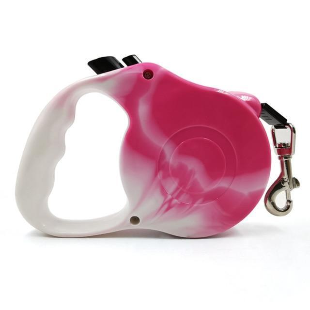 JMT-409610 Multi-Color Retractable Pet Traction Belt - 5M Long with Durable ABS Material