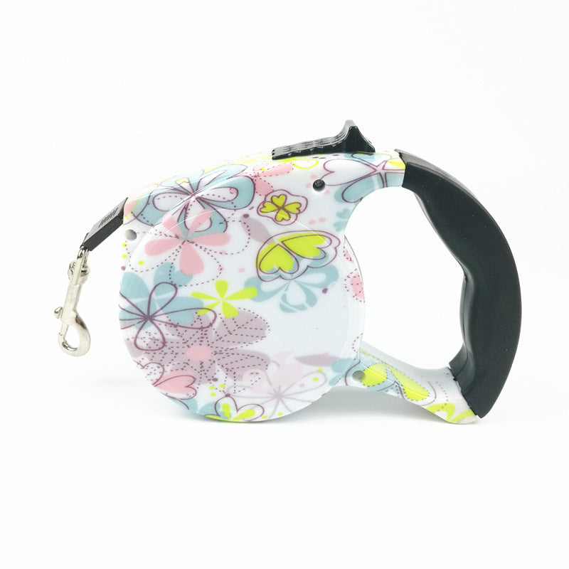 JMT-409610 Multi-Color Retractable Pet Traction Belt - 5M Long with Durable ABS Material