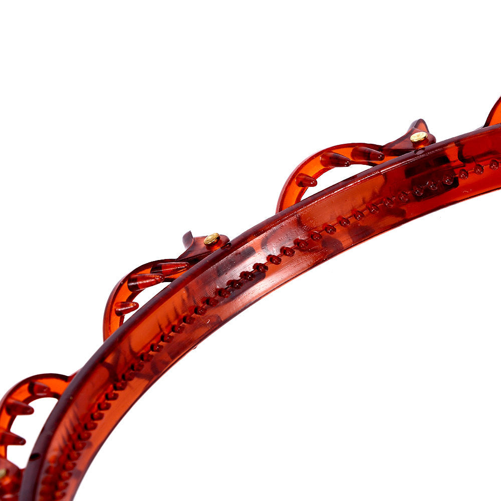 JMT-409802 Woven Multi-Layer Wave Bangs Headband - Plastic/Resin, 11x13.5cm