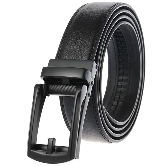 JMT-409866 Luxury Genuine Leather Belt for Men - Fashionable Cowhide Design, Durable and Stylish Accessory