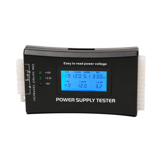 JMT-410570 Chassis Power Supply Tester with LCD Display for ATX, SATA, and PCI-E Interfaces