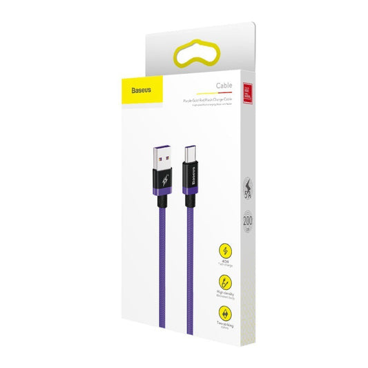 JMT-410954 1M/2M Fast Charging Data Cable for Android - Purple, Gold, Red Options
