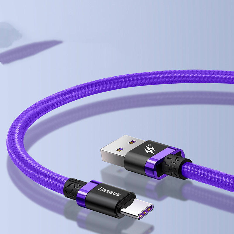 JMT-410954 1M/2M Fast Charging Data Cable for Android - Purple, Gold, Red Options
