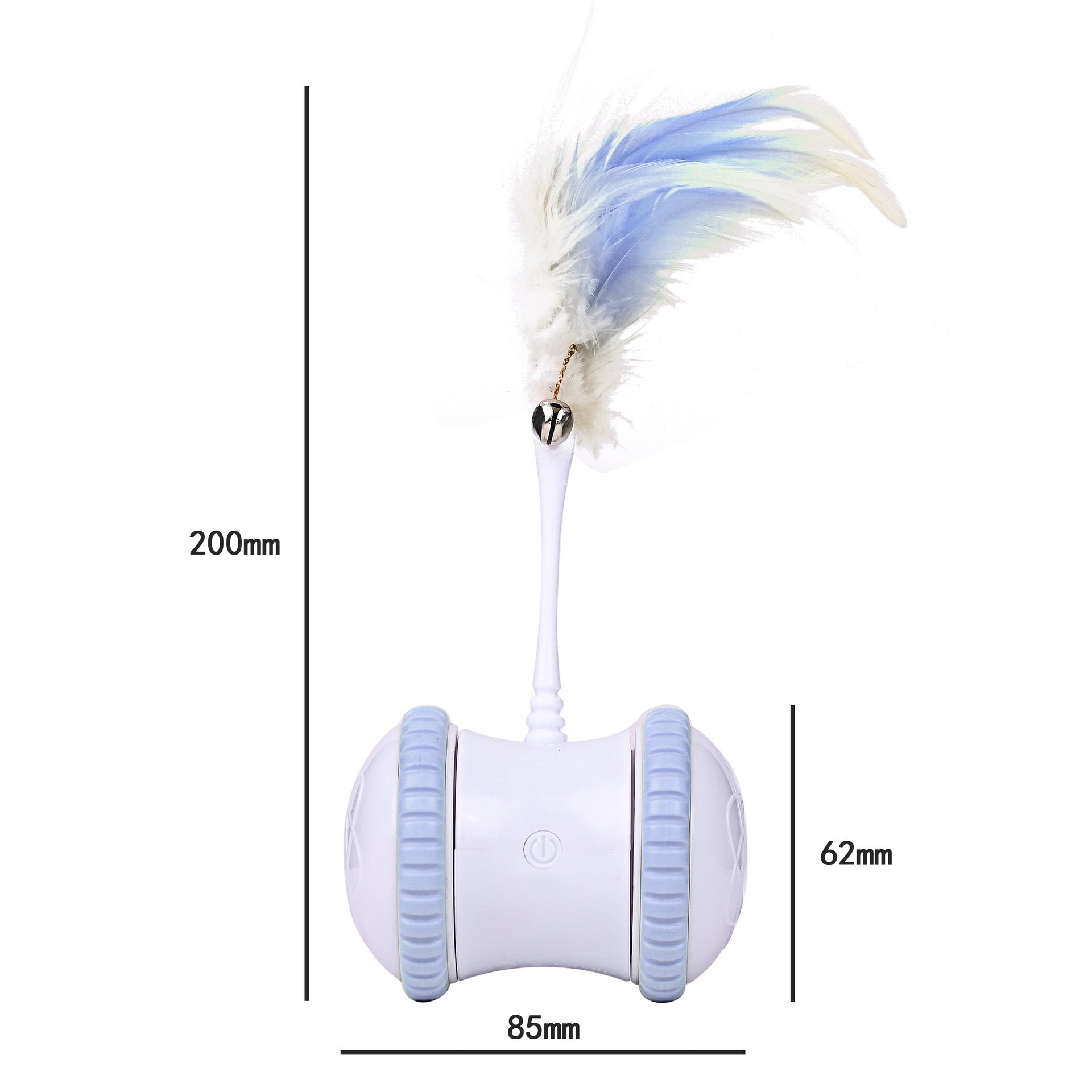 JMT-411402 Interactive Electric Cat Toy with Bell Feather Stick and USB Data Cable