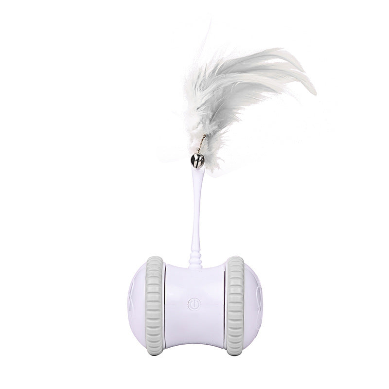 JMT-411402 Interactive Electric Cat Toy with Bell Feather Stick and USB Data Cable