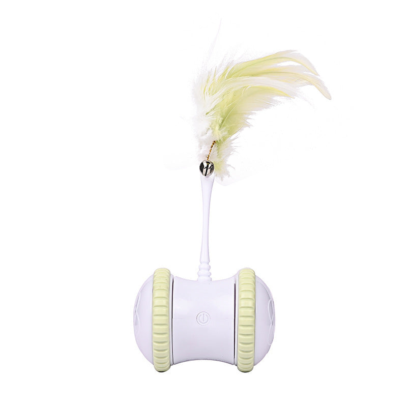 JMT-411402 Interactive Electric Cat Toy with Bell Feather Stick and USB Data Cable