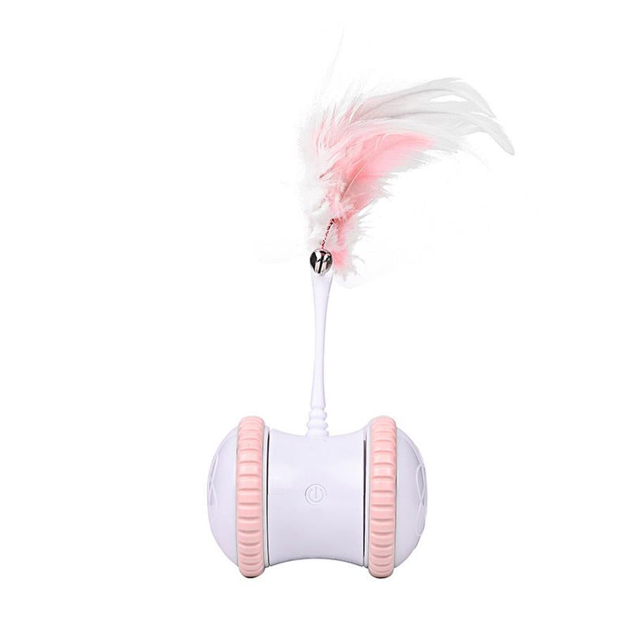 JMT-411402 Interactive Electric Cat Toy with Bell Feather Stick and USB Data Cable