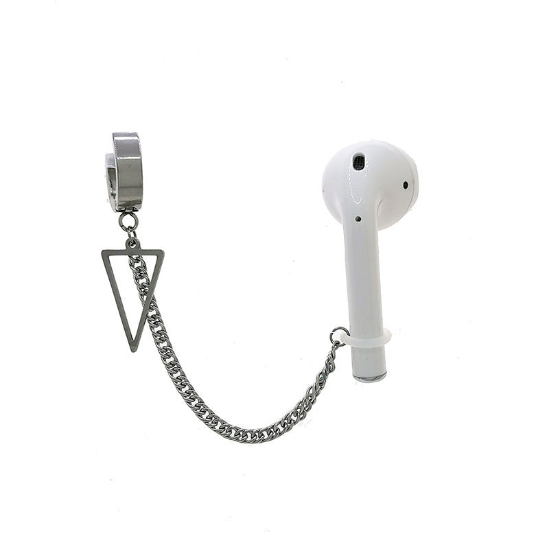 JMT-411402 Universal Non-Pierced Ear Clip for AirPods – Stainless Steel Anti-Lost Sports Earrings