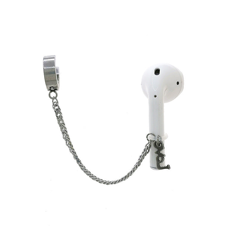 JMT-411402 Universal Non-Pierced Ear Clip for AirPods – Stainless Steel Anti-Lost Sports Earrings