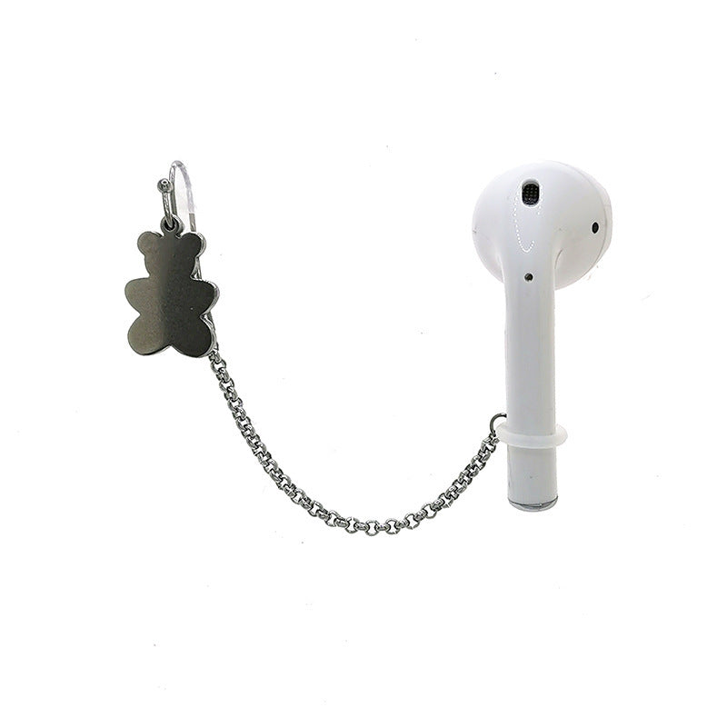 JMT-411402 Universal Non-Pierced Ear Clip for AirPods – Stainless Steel Anti-Lost Sports Earrings
