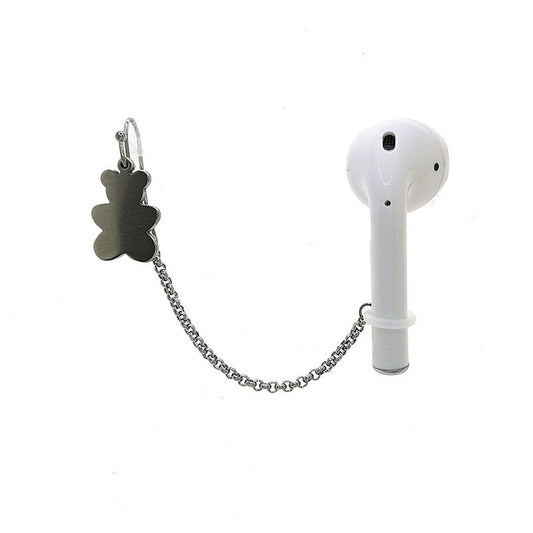 JMT-411402 Universal Non-Pierced Ear Clip for AirPods – Stainless Steel Anti-Lost Sports Earrings