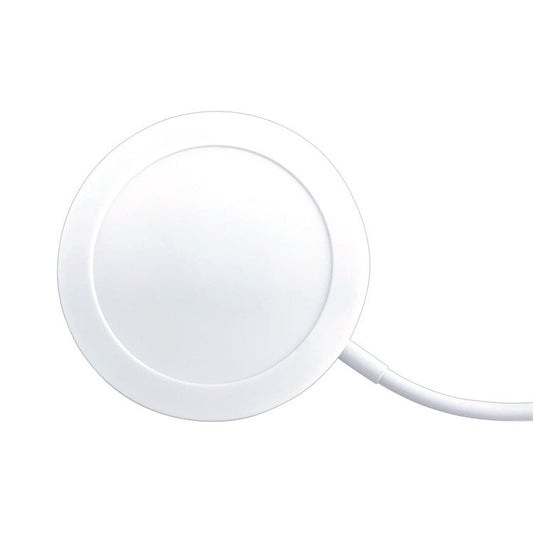 JMT-411594 15W Magnetic Wireless Charger, Fast Charging Induction Pad, Compatible with Most Mobile Phones, Type-C Input, ABS Material, 57MM Diameter