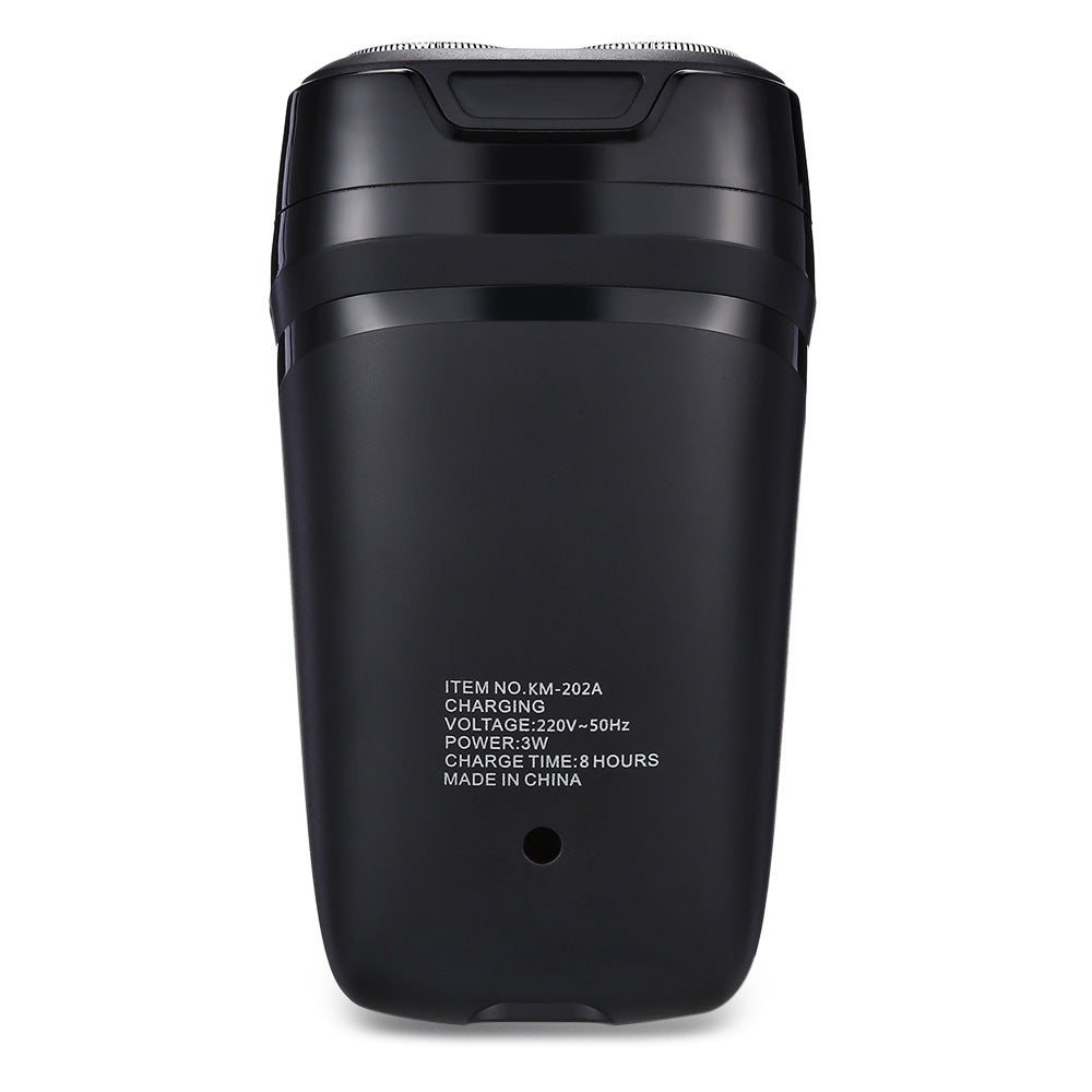 JMT-411658 Rechargeable Electric Shaver with Double Rotary Cutter Head for Men's Face Care
