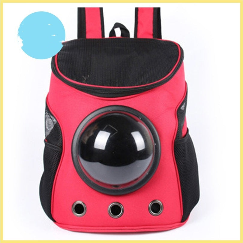 JMT-411658 Spacious Pet Travel Backpack for Cats and Dogs with Outdoor Strap and Capsule Design