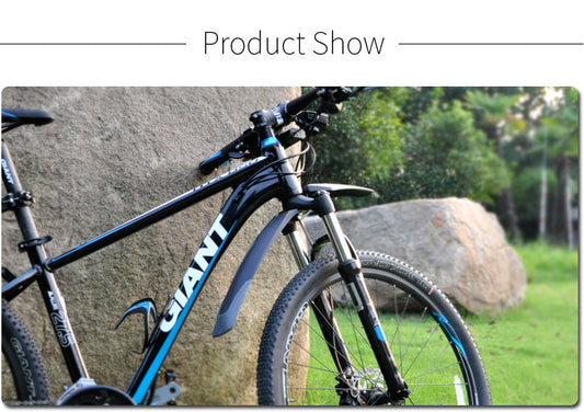 JMT-411722 Mountain Bike Mudguard for 24'-29' Bikes - Eco-Friendly Plastic & Soft Rubber, Quick Disassembly Design