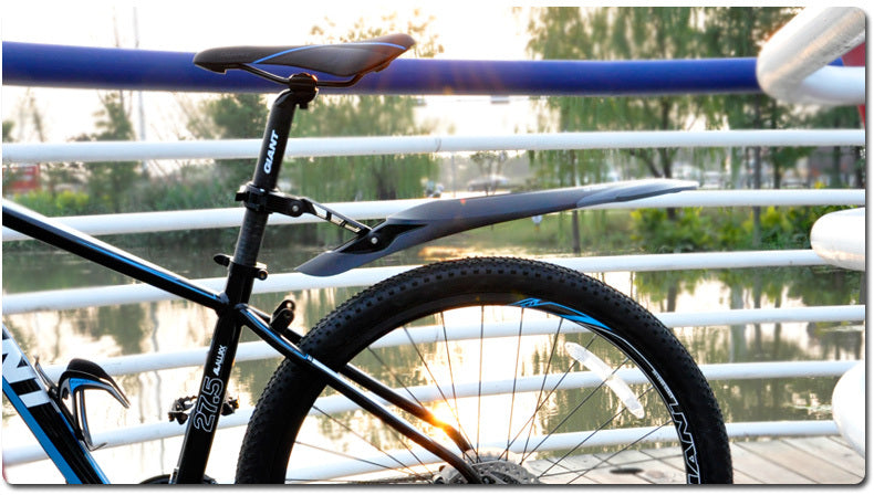 JMT-411722 Mountain Bike Mudguard for 24'-29' Bikes - Eco-Friendly Plastic & Soft Rubber, Quick Disassembly Design