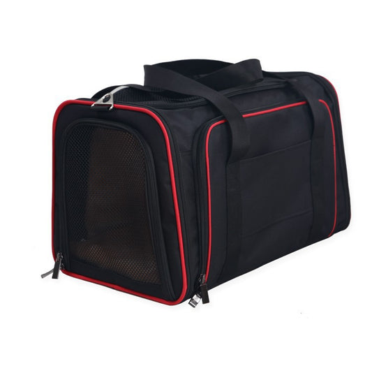 JMT-411914 Pet Trolley Bag with Mesh Design for Car Travel