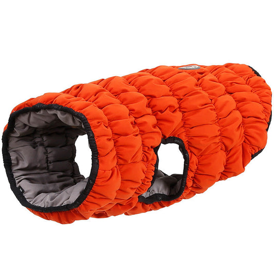 JMT-412042 Reversible Cotton Vest for Dogs with D-Ring Hole, Stretchy Design for Autumn and Winter