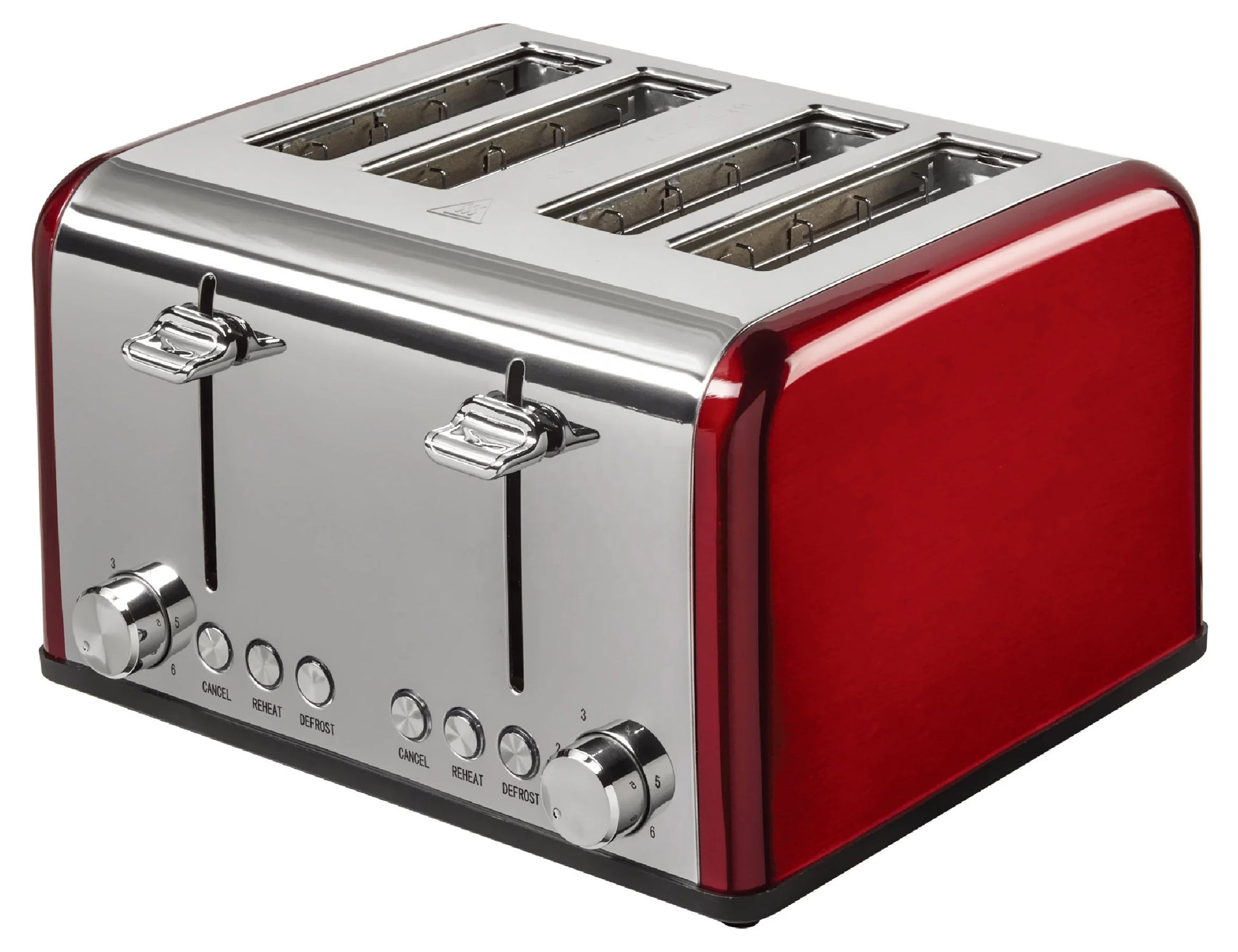 JMT-412234 4-Slice Automatic Pop-Up Toaster with Custom Pattern Design for Kitchen Use