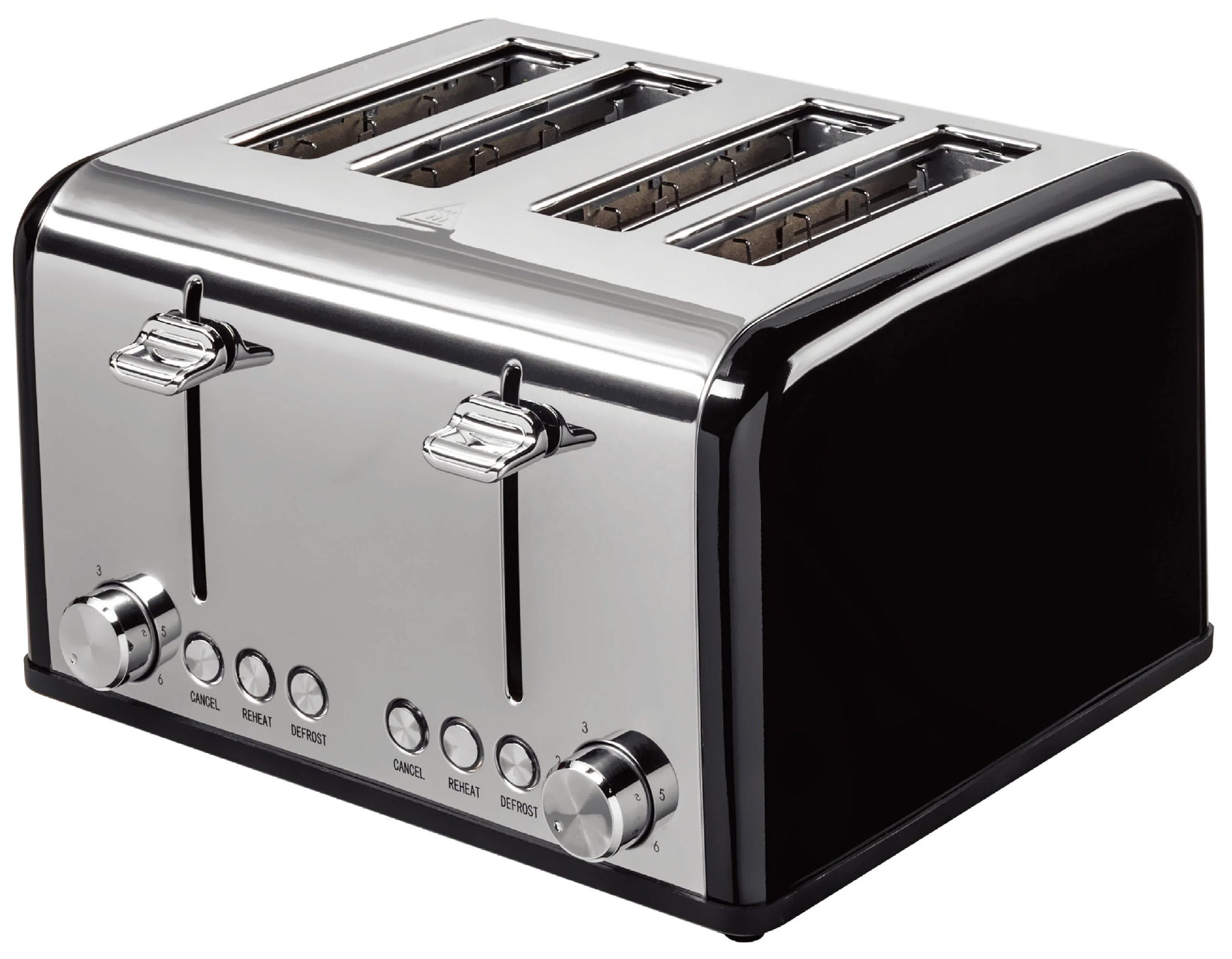JMT-412234 4-Slice Automatic Pop-Up Toaster with Custom Pattern Design for Kitchen Use