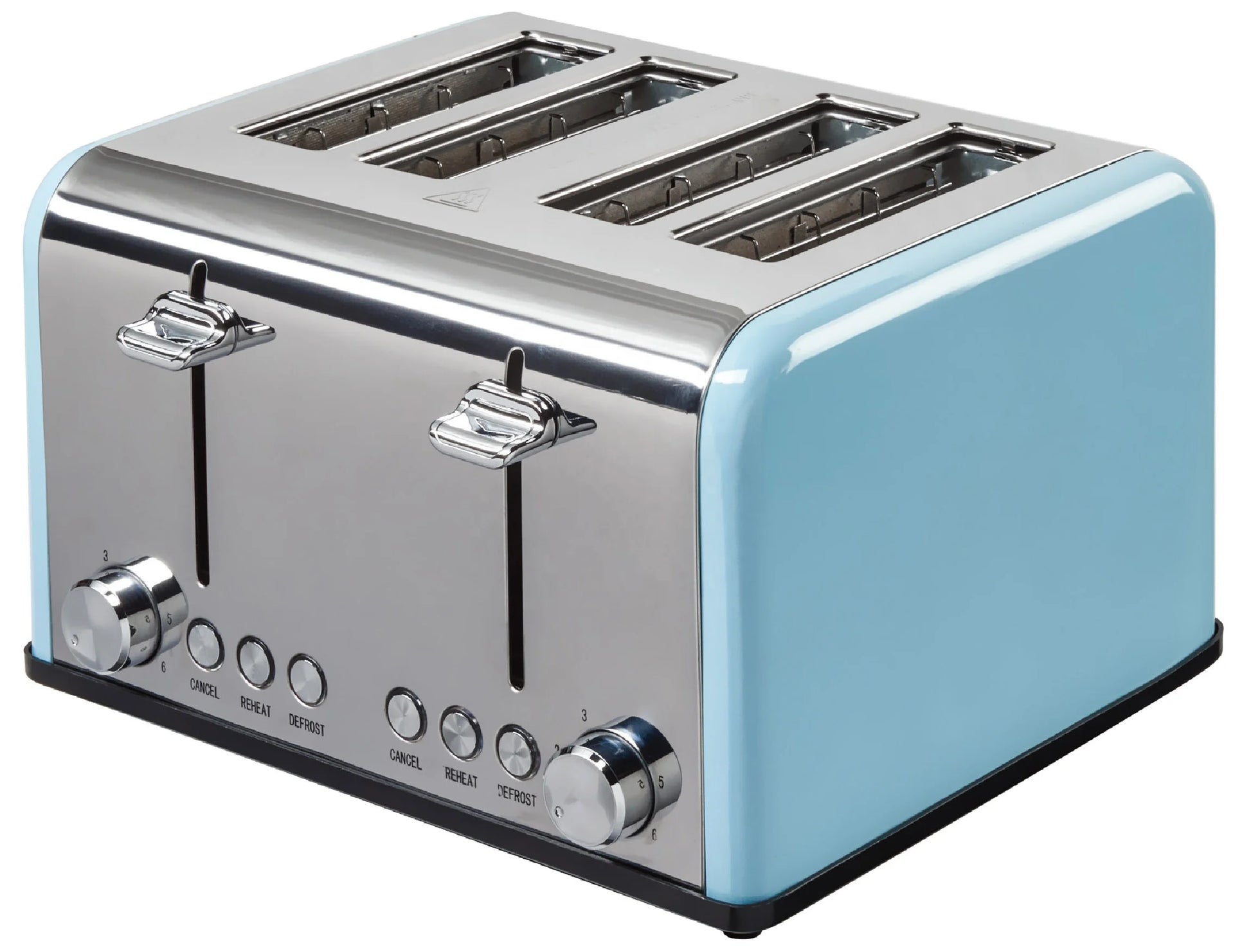 JMT-412234 4-Slice Automatic Pop-Up Toaster with Custom Pattern Design for Kitchen Use