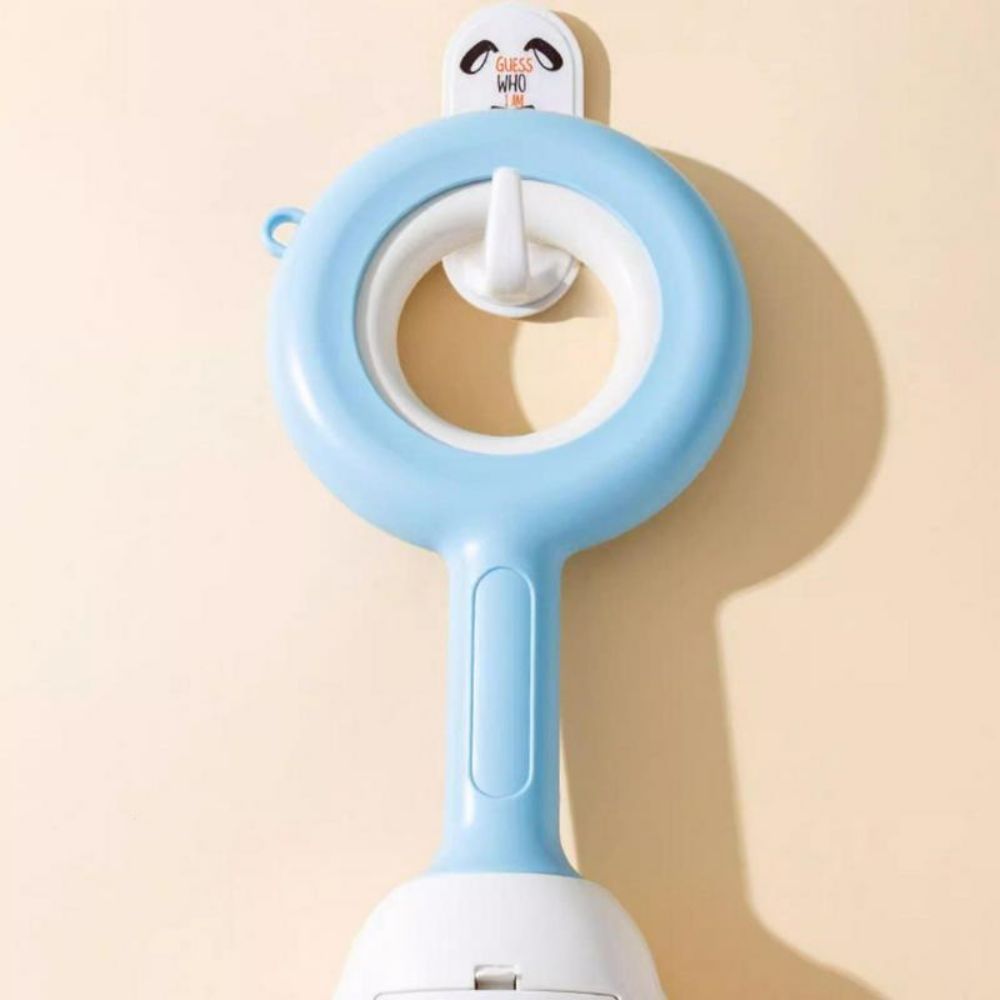 JMT-412554 Cloud-Shaped Pooper Scooper for Dogs and Cats - Comfortable No-Contact Waste Cleanup Tool in White and Blue