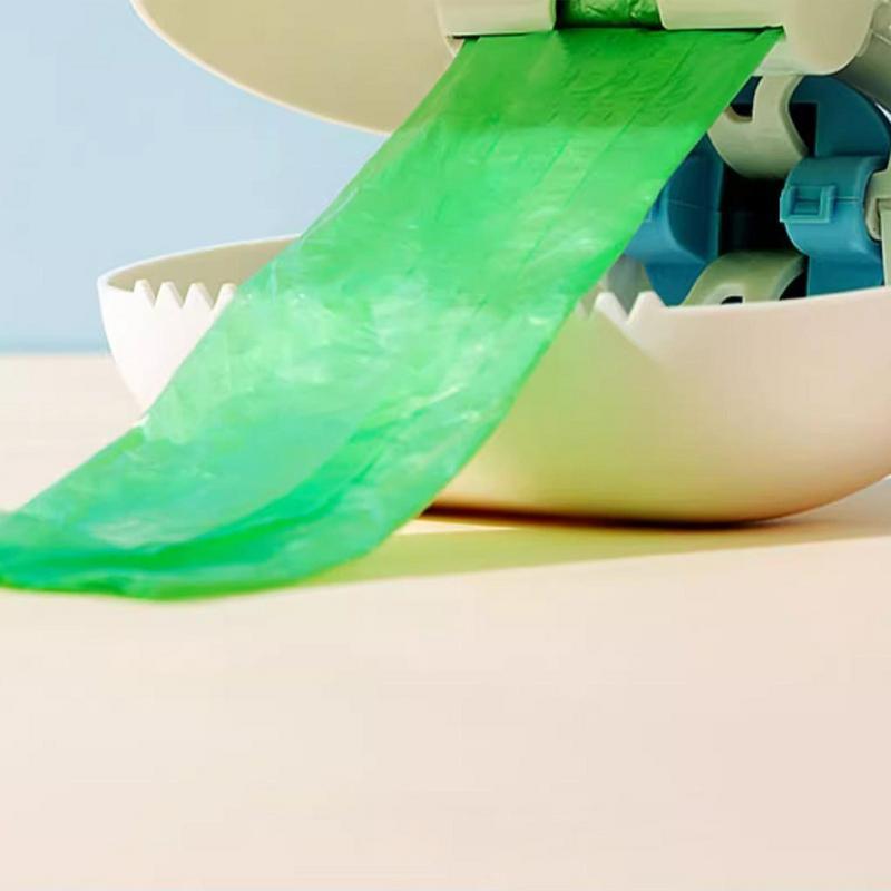 JMT-412554 Cloud-Shaped Pooper Scooper for Dogs and Cats - Comfortable No-Contact Waste Cleanup Tool in White and Blue