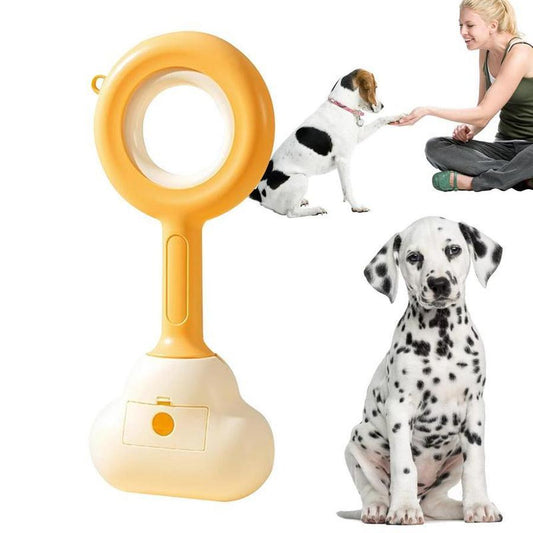 JMT-412554 Cloud-Shaped Pooper Scooper for Dogs and Cats - Comfortable No-Contact Waste Cleanup Tool in White and Blue